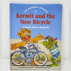 Vintage book jim Henson muppets in Kermit and the new bicycle/book about honesty